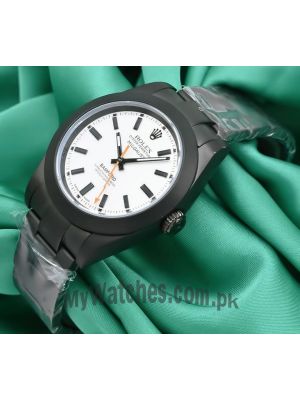 Rolex Milgauss Black PVD with White Dial Watch Price in Pakistan