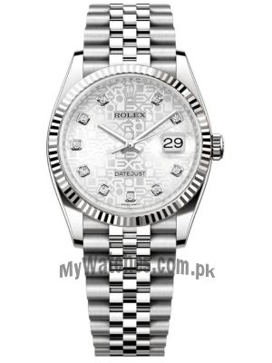 Rolex datejust computer dial silver Watch