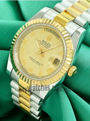Rolex Day-Date Yellow Gold Roman Dial Watch Price in Pakistan