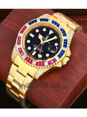 Rolex GMT-Master II Diamond Bezel Watch
