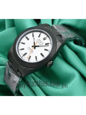 Rolex Milgauss Black PVD with White Dial Watch Price in Pakistan